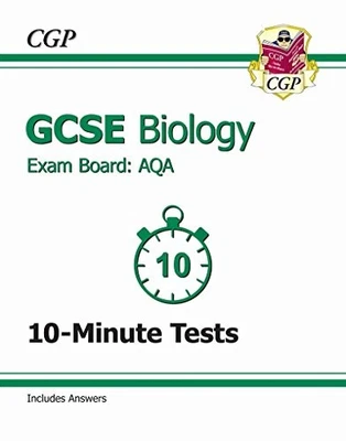 GCSE Biology AQA 10-Minute Tests (including Answers) (A*-G cour... by Books, Cgp - Image 1 of 2