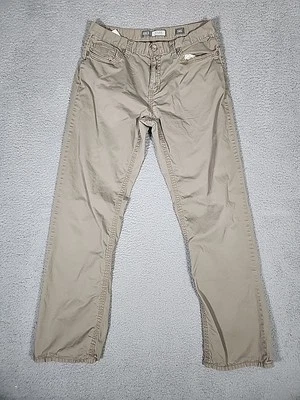 Buckle BKE Pants Mens 34L Brown Tan Tyler Straight Chino 32x32 - Image 1 of 4