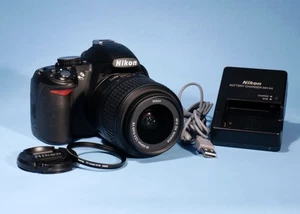 Cámara digital Nikon D3100 DSLR 14,2 MP DSLR 18-55 mm VR DX * 4418 obturador - Imagen 1 de 12
