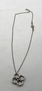 COLGANTE DE TRÉBOL DE CUATRO HOJAS DE LEY TIFFANY & CO ELSA PERETTI CON CADENA - Imagen 1 de 5