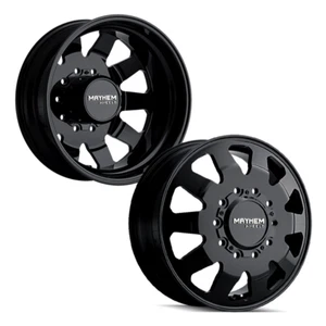 Set of 6 22" Mayhem Challenger 8181 Gloss Black 22x8.25 10x225 - Picture 1 of 3