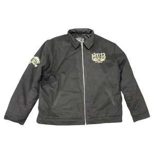 Chaqueta forrada acolchada con logotipo negro The Original Lucky 13 talla 3XL - Imagen 1 de 6