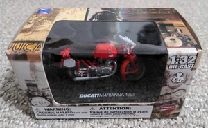 NIB New-Ray 1956 Ducati Marianna motorcycle 1:32 diecast model toy - Picture 1 of 6