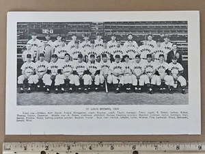 1950 St Louis Browns Team Photo 1951 Baseball Guide News - 6x9 Original - Picture 1 of 2