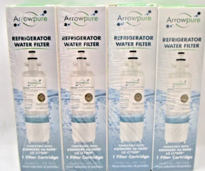 Filtro de água para geladeira 4 peças compatível com APF1400, LG LT700P, ADQ36006101 46-9690 - Imagem 1 de 4