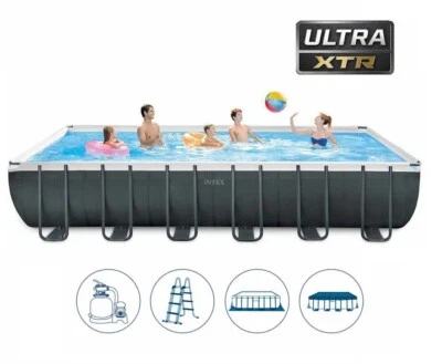 Piscina fuori terra Intex 26364 Ultra XTR Frame rettangolare cm732x366x132 Rotex - Immagine 1 di 4