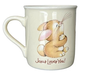 Hallmark Tasse Mates Jesus liebt dich Jesus liebt mich Tasse 8 oz - Bild 1 von 4