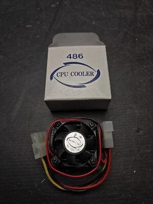 NOS High Performance CPU Prozessor Kühler für 486er 486-DX4 Molex (K15-16) - Bild 1 von 3