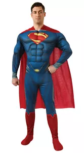 SUPERMAN ADULTO DISFRAZ DE HALLOWEEN RECREACIÓN HOMBRE NUEVO ENVÍO GRATUITO EE. UU. - Imagen 1 de 4