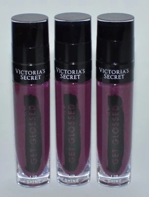 3 NEW VICTORIA'S SECRET GET GLOSSED GODDESS LIP SHINE GLOSS BALM WAND TOP COAT - Image 1 of 4