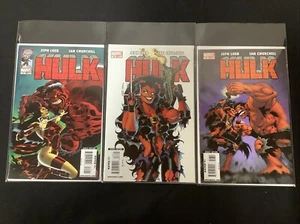 Hulk #15-17 Comic Lot, Marvel, Jeph Loeb, 1st App Red She-hulk (Betsy Ross) 2009 - Picture 1 of 1