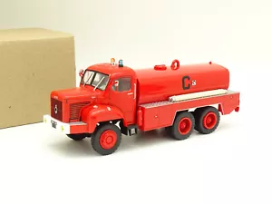 IXO Sb 1/43 - Berliet GBC 34 Tank Flughafen De Toulouse Feuerwehr - Bild 1 von 2
