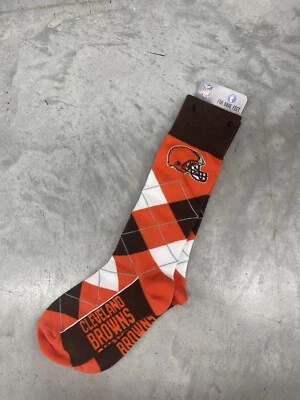 Cleveland Browns NFL команды цвета клетку один размер экипажа носки вентилятор подарок - Изображение 1 из 3