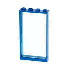 1x LEGO Window Frame 1x4x6 Blue Disc Light Blue 57895 60596