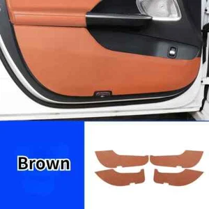 For Mercedes Benz GLC X254 2023-2024 Leather Car Door Anti-Kick Pad Trim Sticker - Picture 1 of 8