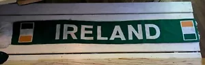 Ireland Flag Scarf Acrylic Fringed Irish Orange White Green - Picture 1 of 9