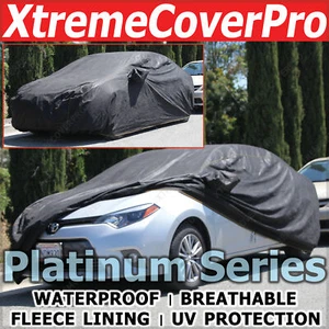 WATERPROOF CAR COVER BLK for 2001 2002 2003 2004 2005 2006 2007 NISSAN SENTRA - Picture 1 of 11