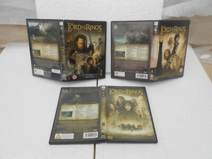 The lord of the rings 3 films region 2 DVD - Picture 1 of 10
