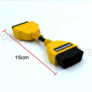 OBD2 ll 16Pin Male to Female Extension Cable Diagnostic Extender 15cm - Picture 1 of 3