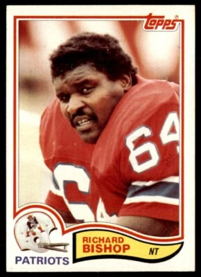 1982 Topps Richard Bishop New England Patriots #143 - Image 1 of 2