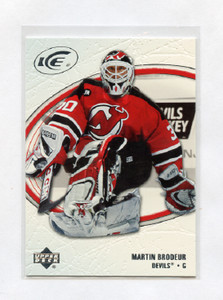 2004-05 UPPERDECK ICE # 56  MARTIN BRODEUR , DEVILS 