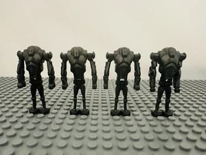 Lot Of 4 Lego Star Wars The Clone Wars Minifigure Super Battle Droid Pearl - Picture 1 of 4