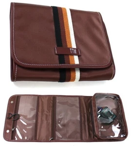 Cognac Hanging Toiletry Bag Medium Toiletry Bag for Hanging TOPTEAM Munich - Picture 1 of 3