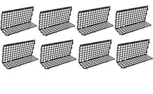 Organizador de 8 piezas de plástico negro para cercas de frutas y verduras estante de exhibición de supermercado - Imagen 1 de 10