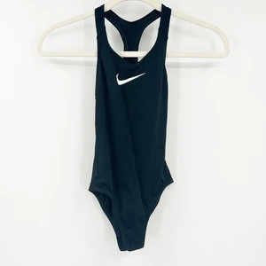 Nike Niñas Essential Racerback Traje de Baño de Una Pieza Negro Traje de Baño Talla XS UPF 40+ - Imagen 1 de 6