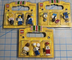 Set di 3 nuove minifigure LEGO Build-A-Minifigure BAM confezione da 3 minifigure casuali 852766 esclusive - Foto 1 di 4