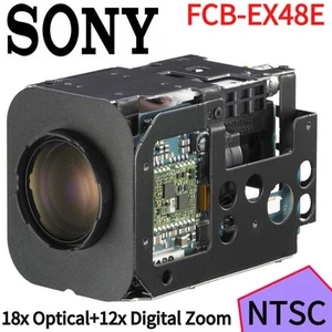 Sony FCB-EX48E 18x Optical+12x Digital Zoom CCD Color Block Kamera BOX NEU NTSC - Picture 1 of 7