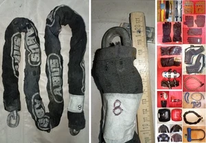 gr8- CATENA ANTIFURTO ABUS ANTIEFFRAZIONE PER BICI / MOTO RIVESTITA cm 120 - Foto 1 di 23