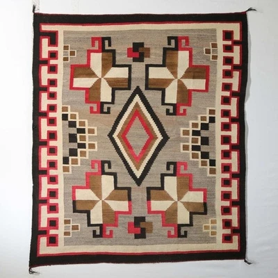 6×9 Ft Southwest Navajo Kilim Rug Native American style Wall Hanging HandmadeRug - Image 1 of 4