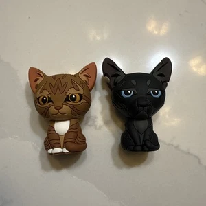 Mini figuras de colección Warrior Cats serie 5 Leafpool y Crowfeather - Imagen 1 de 3