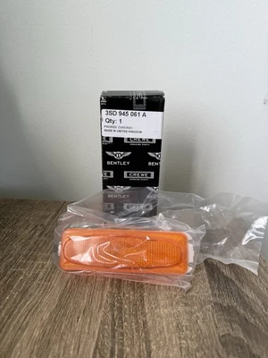 2018-2021 Bentley Continental GT luz indicadora frontal esquerda 3SD945061A FABRICANTE DE EQUIPAMENTO ORIGINAL NOVA - Imagem 1 de 2