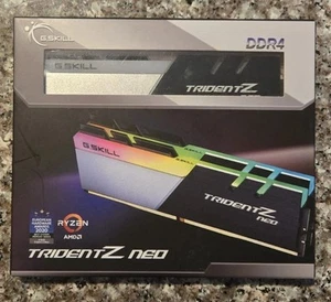 G. Skill Trident Z Neo 16GB DDR4 RAM 3600MHz Kit 2x8GB F4-3600C18D-16GTZN - Bild 1 von 4