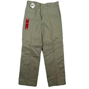 NOS Vintage y2k Dickies Double Knee Work Pant 36x34 Men Khaki Loose Fit New Tags - Picture 1 of 9