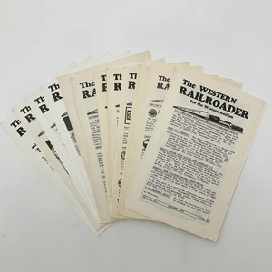 The Western Railroader Magazine 12 Issues January - December 1970 Complete Set - Imagen 1 de 21