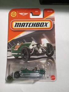 Matchbox 2021 Morgan 3 Wheeler 1/64th Scale Green Diecast Toys Cars V Twin 2025 - Picture 1 of 24