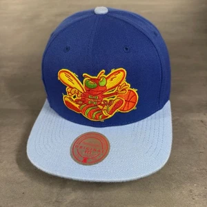 Mitchell & Ness Charlotte Hornets NBA HWC Snapback Hat Cap Blue - Picture 1 of 9