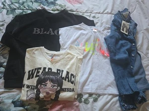 Billieblush Mädchen Kurzarm Oberteil 12 Jahre Ykks Jeanshemd, Sweatshirt 12 Y  - Bild 1 von 15