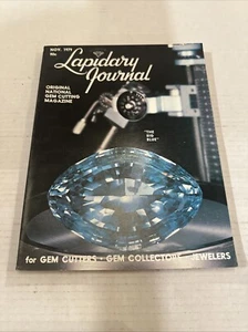 Lapidary Journal Jewelry Magazine November 1979 Gemstones Cutting Collectors - Imagen 1 de 6