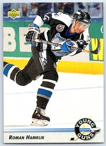 1992-93 Upper Deck Roman Hamrlik Rookie Tampa Bay Lightning #555
