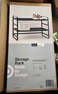 Estante de Almacenamiento Organizador de Zapatos/Armarios con 2 Estantes Ajustables - HECHO POR DISEÑO - Imagen 1 de 1