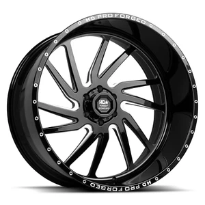 26X14 HD PRO FORGED HDPRO-01 HORNET 6X139.7 GLOSS BLACK MILLED - Wheel - (LEFT) - Picture 1 of 1