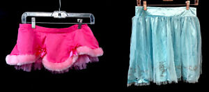 Adult Princess Skirts, Pink with Fur, Blue Disney Princesses Medium