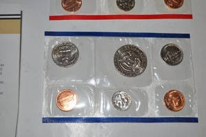 1986 US Mint 10 Coin Uncirculated Set Complete Philadelphia & Denver OGP & COA - Picture 1 of 12