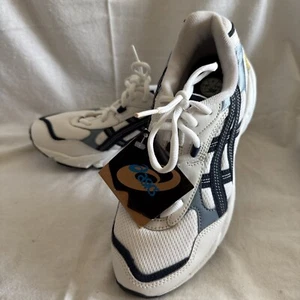 Asics Gel-Lyte III Women's Size 7.5 White Blue Run Athletic Shoes Sneakers NEW - Picture 1 of 11