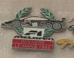 McLaren Ueno clinic badge And gulf f1 GTR badge - Picture 1 of 2