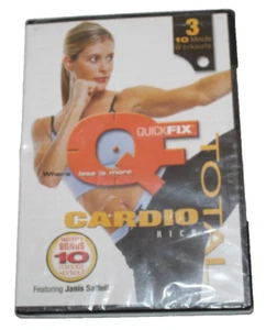 Quick Fix DVD Total Cardio Kick 2006 Janis Saffell 3 - 10 Minute Workout & Bonus - Picture 1 of 2